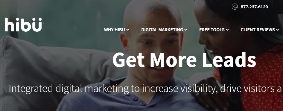 Hibu simplifies the process of generating leads to your business smooth and stress free with its UI. 