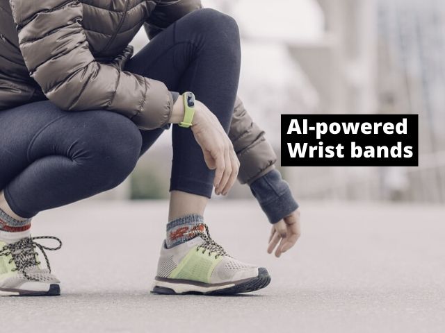 AI-based Wristbands is one example of AI in fitness industry