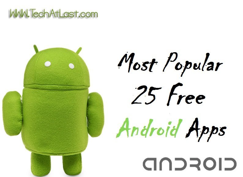 25 free android apps collection