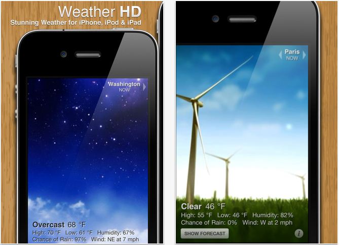 weather hd app