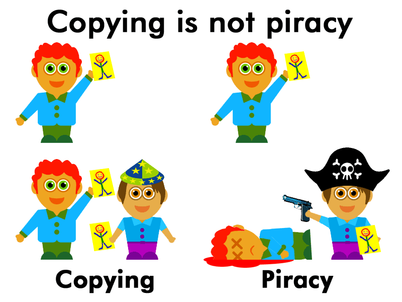 Copying is not piracy campaign