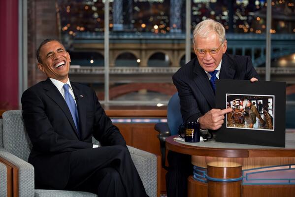 President Barack Obama has more reasons why David Letterman will be missed 