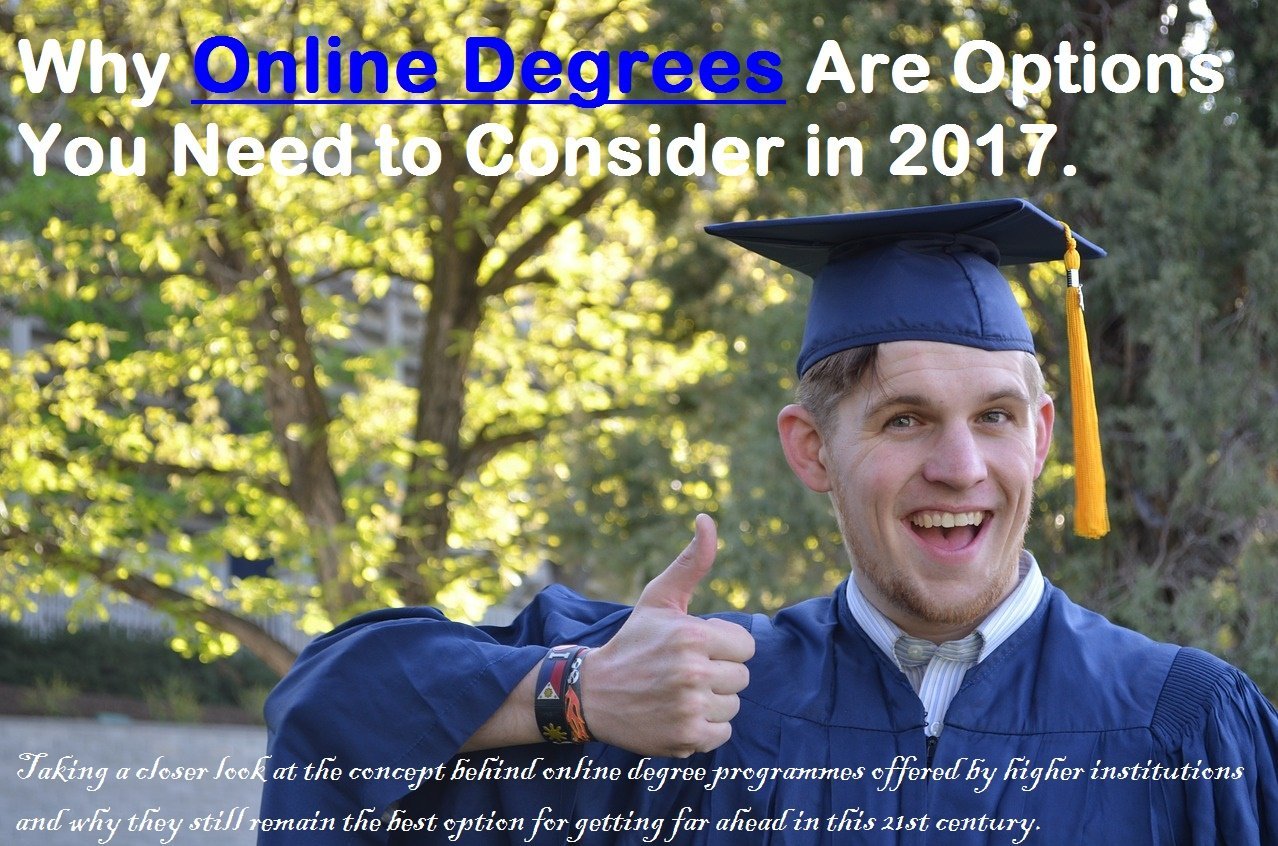 Deciphering the concept behind online degrees offered by higher institutions.