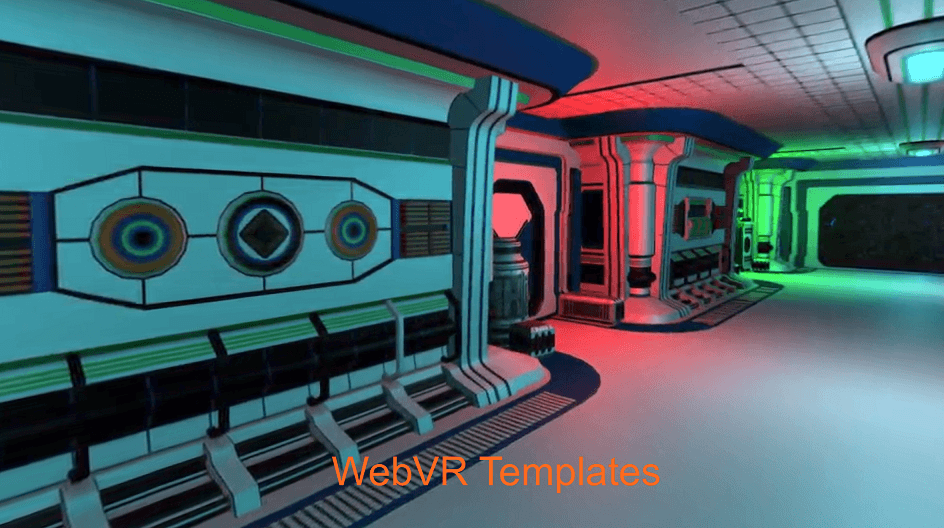 Web VR Game template
