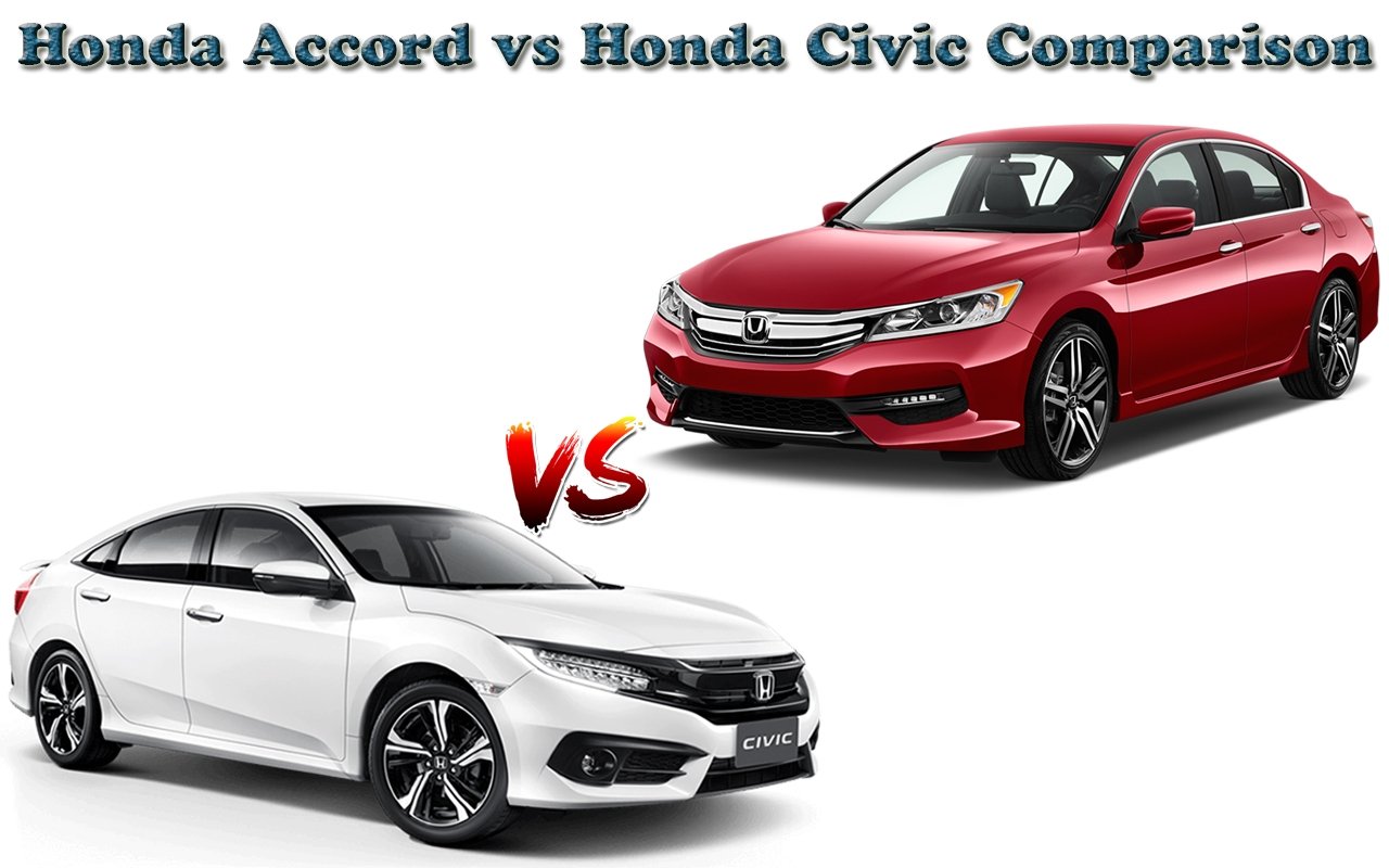 Honda Accord vs Honda Civic Comparison