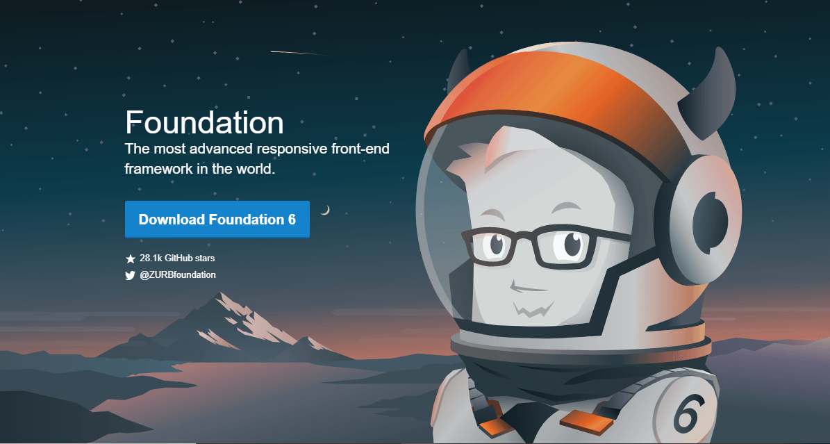 Foundation is world's most advanced responsive front-end HTML5 framework for smart web developers