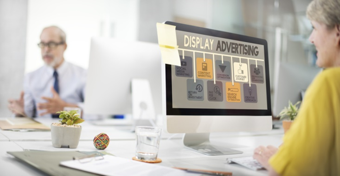 Your Display Ads here flat illustration