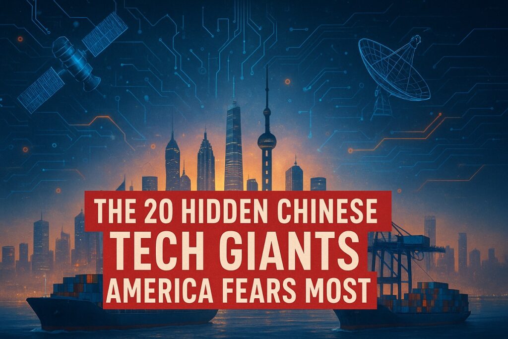 The 20 Hidden Chinese Tech Giants America Fears Most - From shipyards to silicon, from caffeine to cranes, China’s hidden titans have quietly redefined what dominance means in the 21st century.